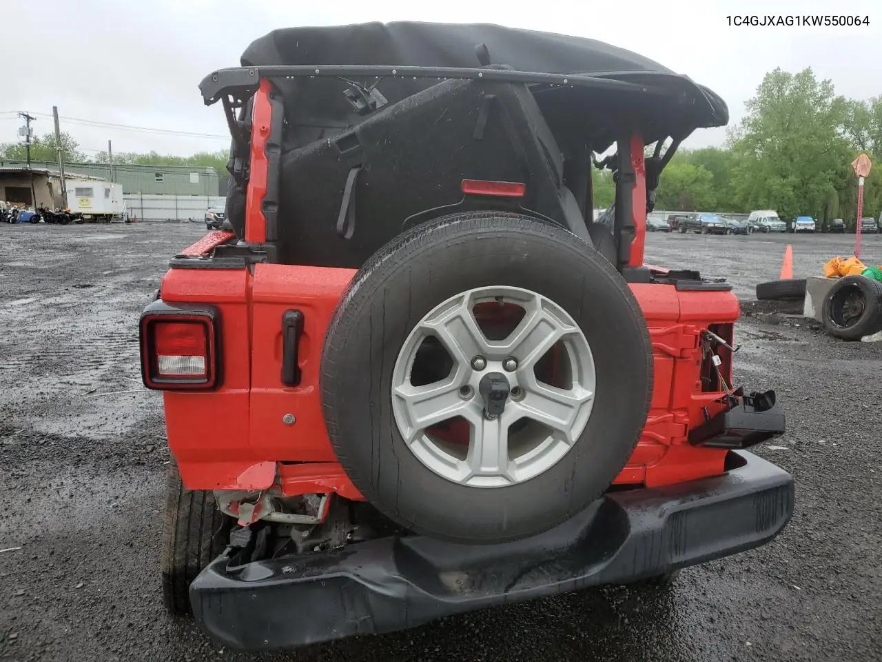 2018 Jeep Wrangler Sport VIN: 1C4GJXAG1KW550064 Lot: 54611455