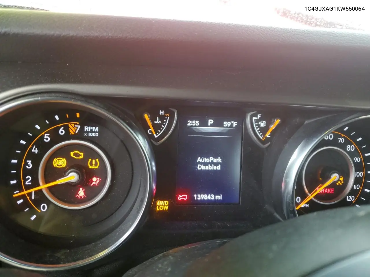 2018 Jeep Wrangler Sport VIN: 1C4GJXAG1KW550064 Lot: 54611455