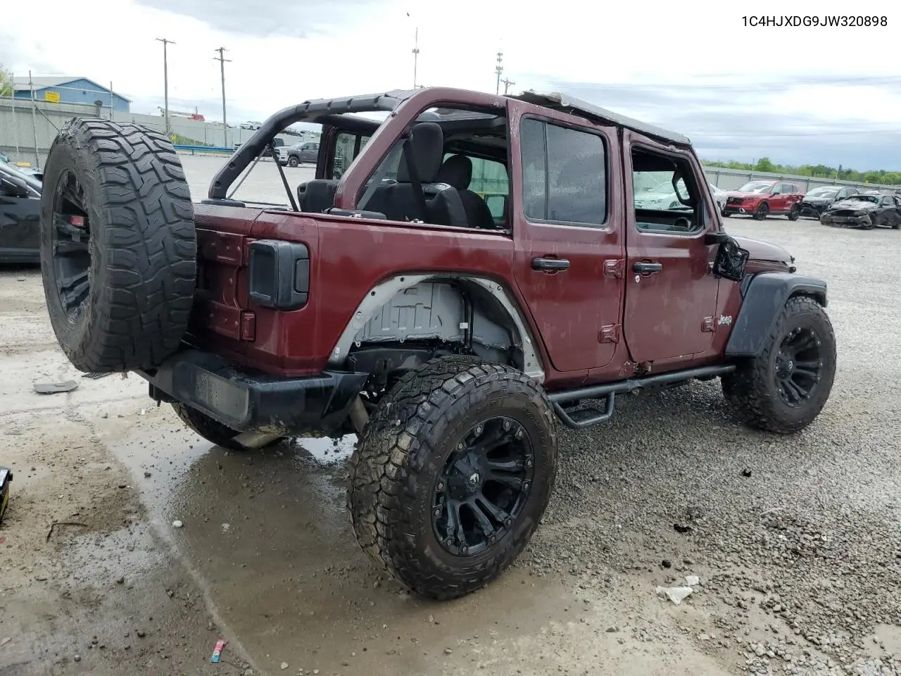 2018 Jeep Wrangler Unlimited Sport VIN: 1C4HJXDG9JW320898 Lot: 54693785