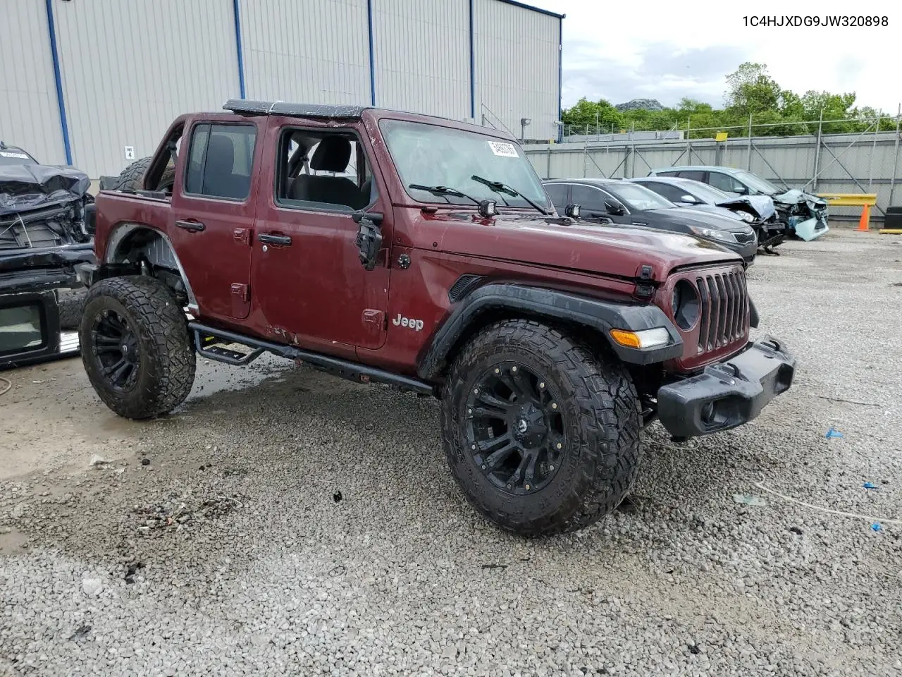 2018 Jeep Wrangler Unlimited Sport VIN: 1C4HJXDG9JW320898 Lot: 54693785