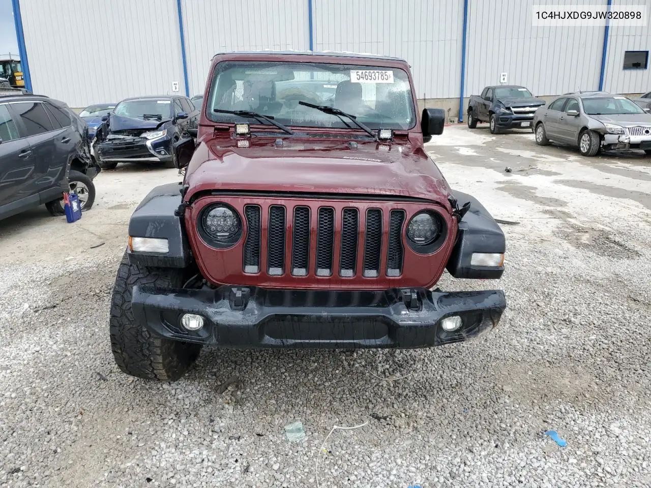 2018 Jeep Wrangler Unlimited Sport VIN: 1C4HJXDG9JW320898 Lot: 54693785