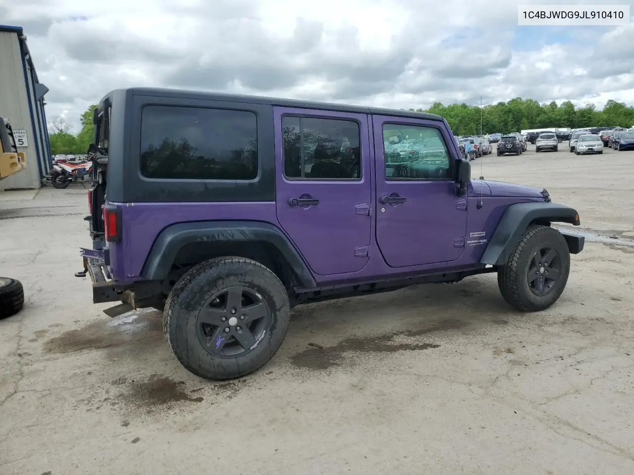 2018 Jeep Wrangler Unlimited Sport VIN: 1C4BJWDG9JL910410 Lot: 56561955