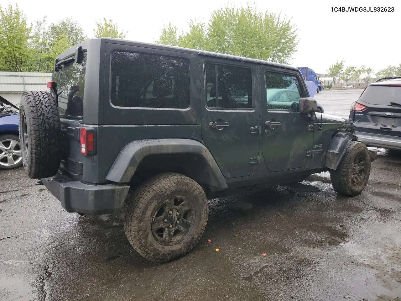 2018 Jeep Wrangler Unlimited Sport VIN: 1C4BJWDG8JL832623 Lot: 56712715