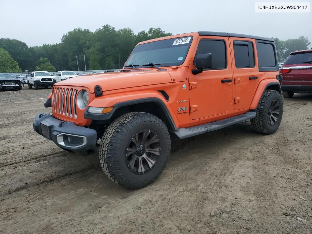 1c4hjxegxjw304417 1C4HJXEGXJW304417 2018 Jeep Wrangler Unlimited Sahara