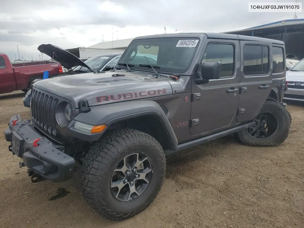 1c4hjxfg3jw191070 1C4HJXFG3JW191070 2018 Jeep Wrangler Unlimited Rubicon