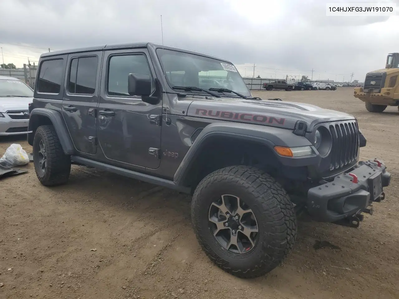 1c4hjxfg3jw191070 1C4HJXFG3JW191070 2018 Jeep Wrangler Unlimited Rubicon