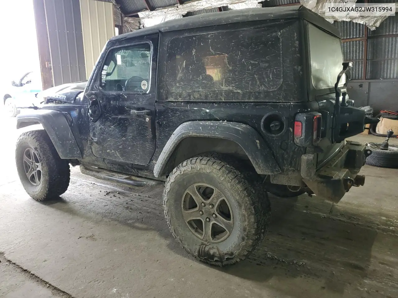 2018 Jeep Wrangler Sport VIN: 1C4GJXAG2JW315994 Lot: 57119525
