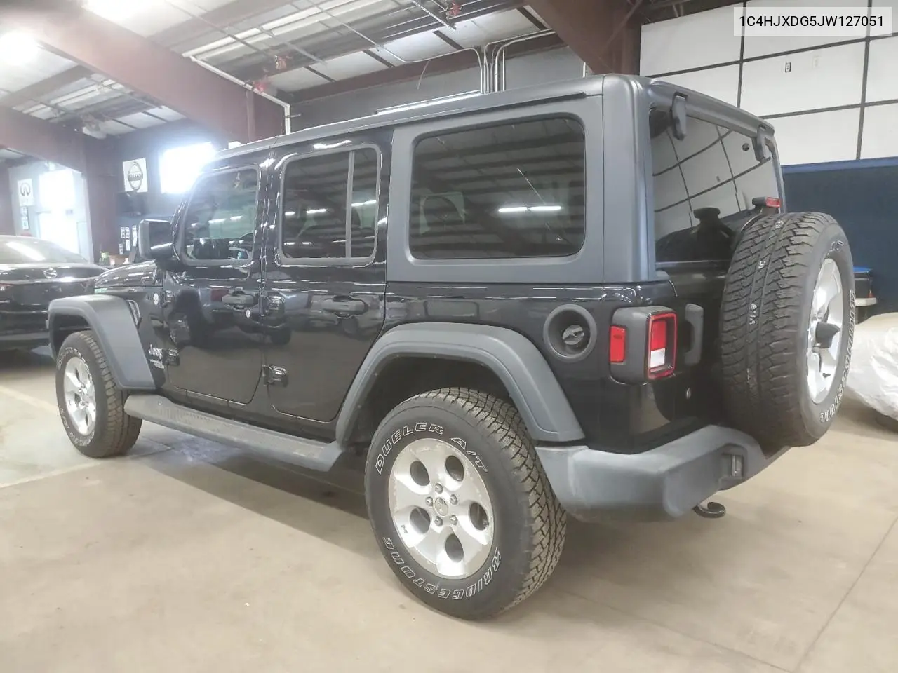 2018 Jeep Wrangler Unlimited Sport VIN: 1C4HJXDG5JW127051 Lot: 57148155