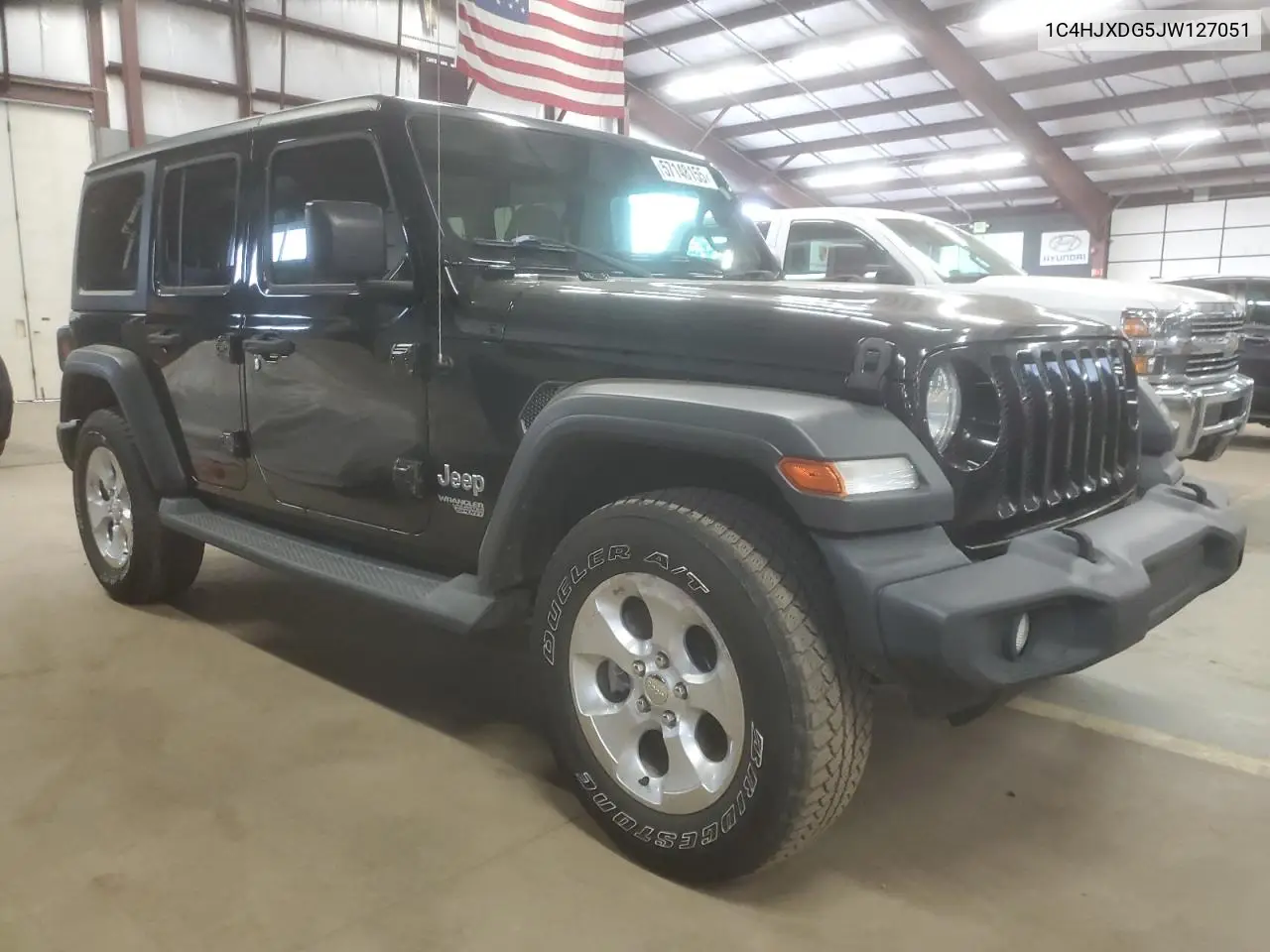 2018 Jeep Wrangler Unlimited Sport VIN: 1C4HJXDG5JW127051 Lot: 57148155