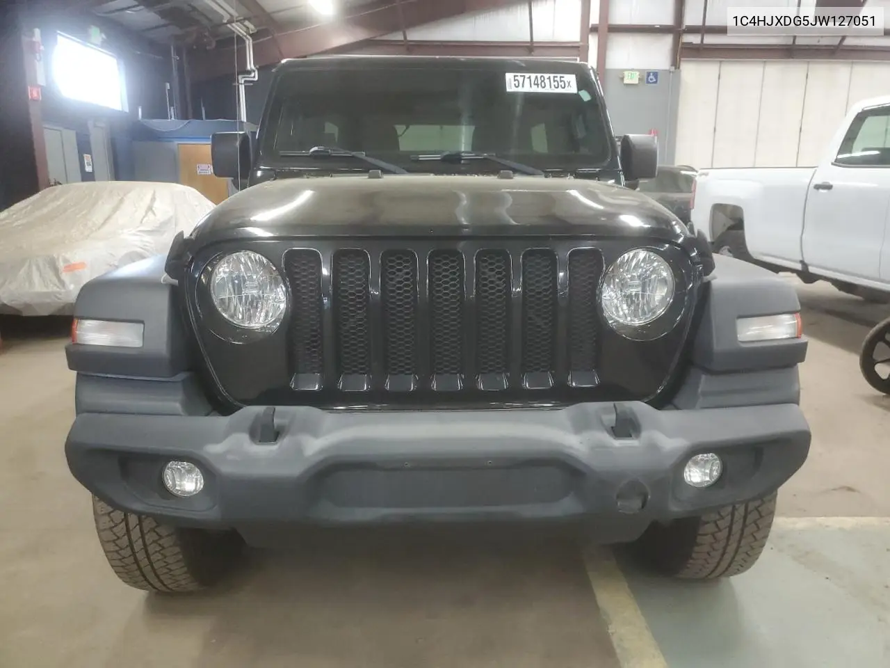 2018 Jeep Wrangler Unlimited Sport VIN: 1C4HJXDG5JW127051 Lot: 57148155