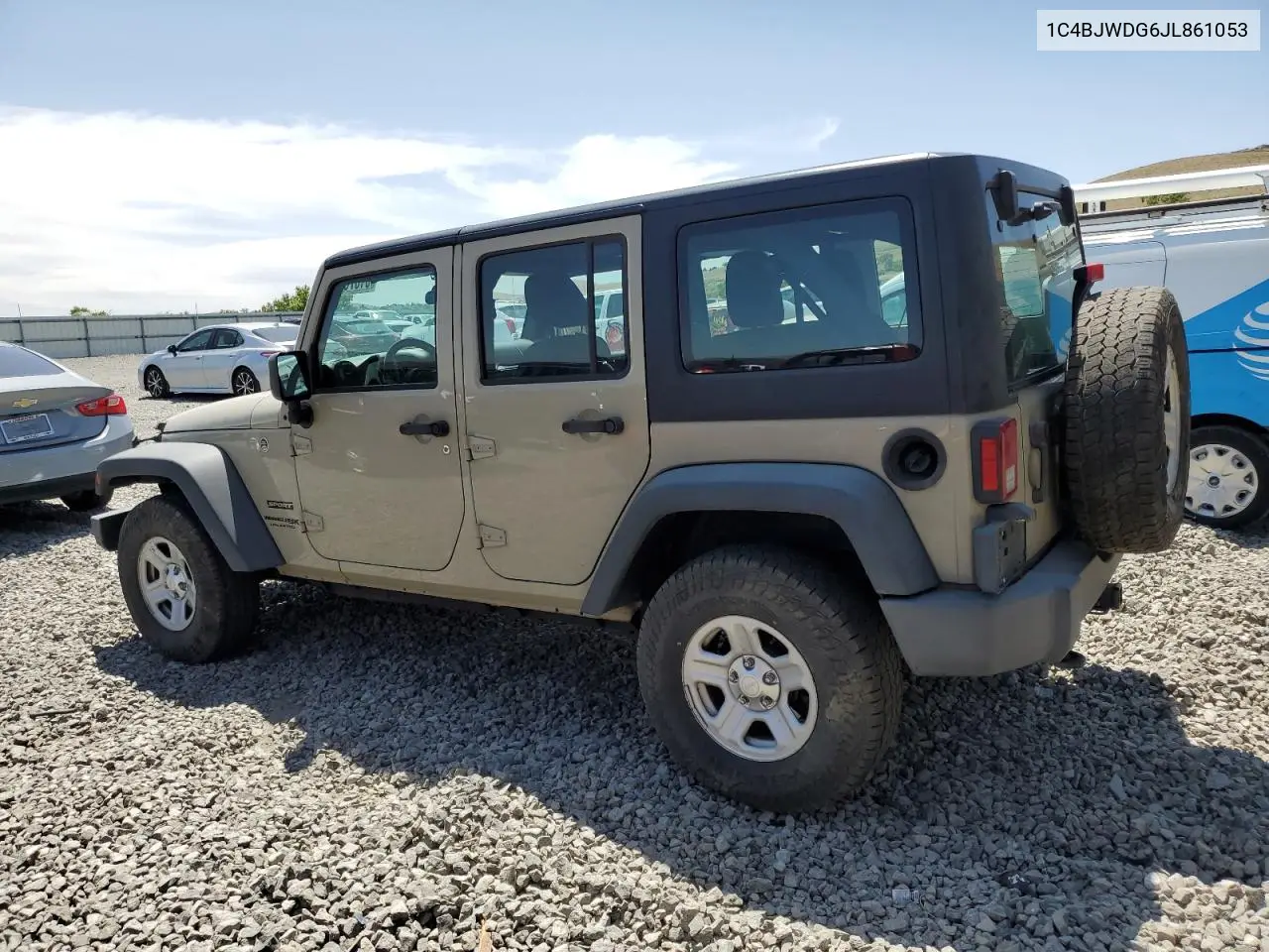 2018 Jeep Wrangler Unlimited Sport VIN: 1C4BJWDG6JL861053 Lot: 61078365