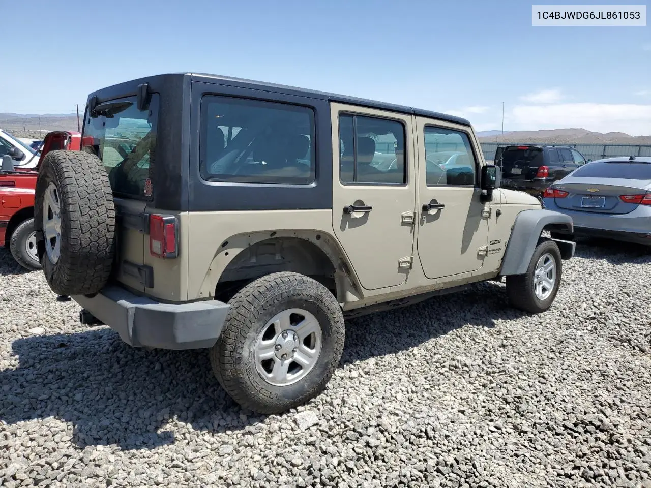2018 Jeep Wrangler Unlimited Sport VIN: 1C4BJWDG6JL861053 Lot: 61078365