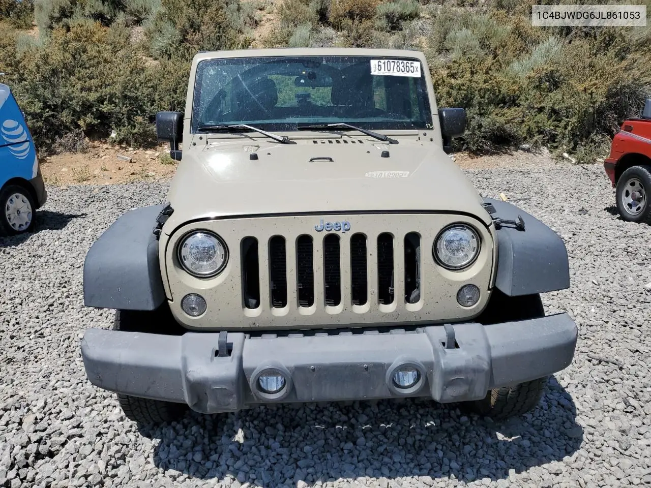 2018 Jeep Wrangler Unlimited Sport VIN: 1C4BJWDG6JL861053 Lot: 61078365