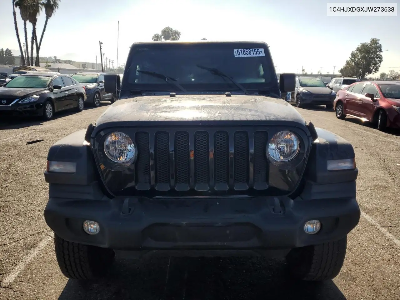 2018 Jeep Wrangler Unlimited Sport VIN: 1C4HJXDGXJW273638 Lot: 61858155