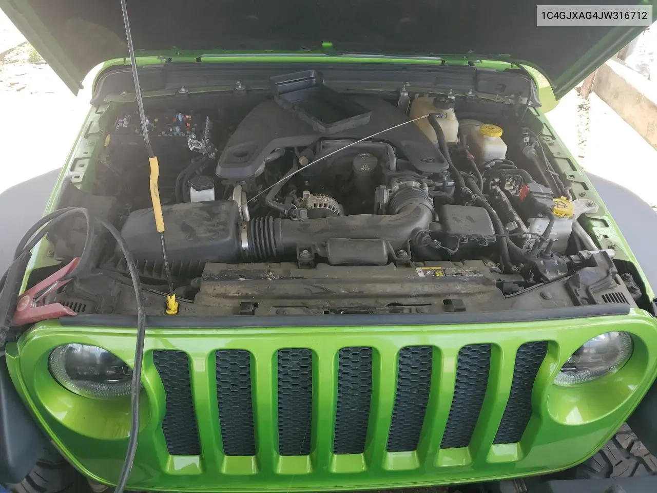 2018 Jeep Wrangler Sport VIN: 1C4GJXAG4JW316712 Lot: 62000835