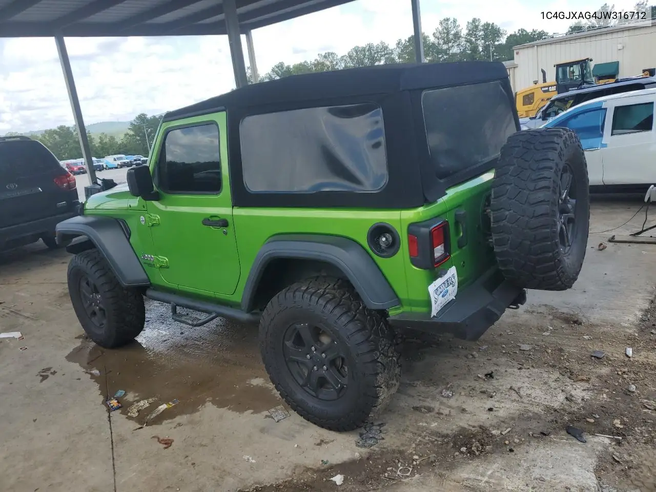 2018 Jeep Wrangler Sport VIN: 1C4GJXAG4JW316712 Lot: 62000835