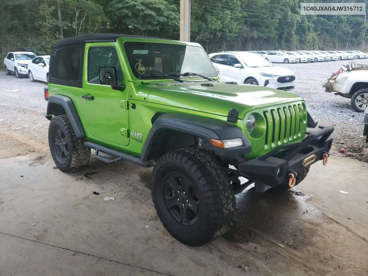 2018 Jeep Wrangler Sport VIN: 1C4GJXAG4JW316712 Lot: 62000835
