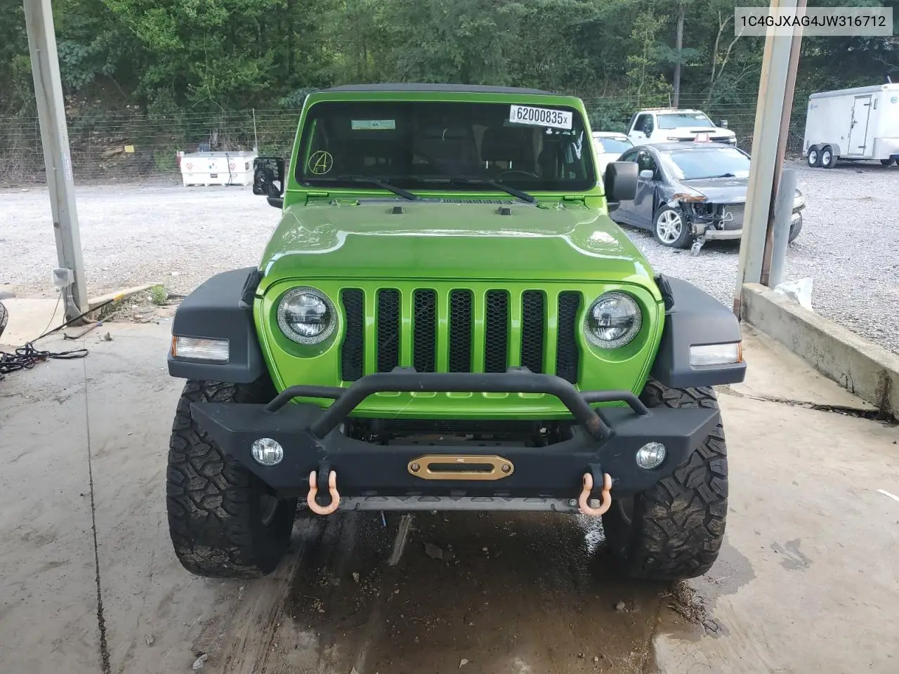 2018 Jeep Wrangler Sport VIN: 1C4GJXAG4JW316712 Lot: 62000835