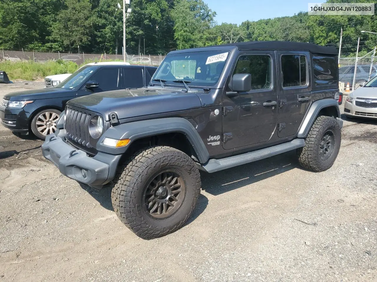 2018 Jeep Wrangler Unlimited Sport VIN: 1C4HJXDG4JW120883 Lot: 62215845