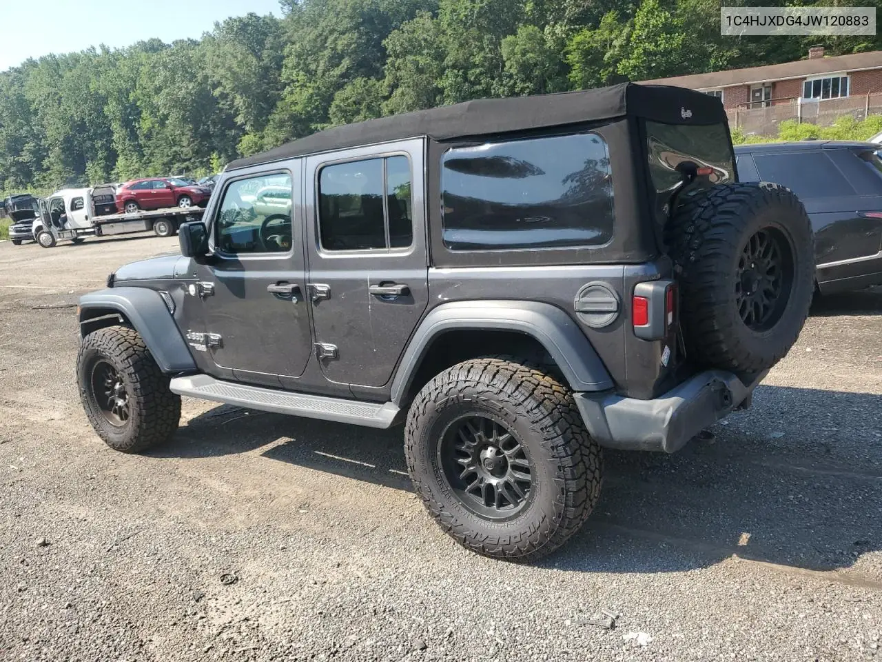 2018 Jeep Wrangler Unlimited Sport VIN: 1C4HJXDG4JW120883 Lot: 62215845