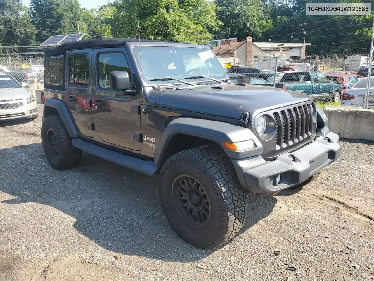 2018 Jeep Wrangler Unlimited Sport VIN: 1C4HJXDG4JW120883 Lot: 62215845