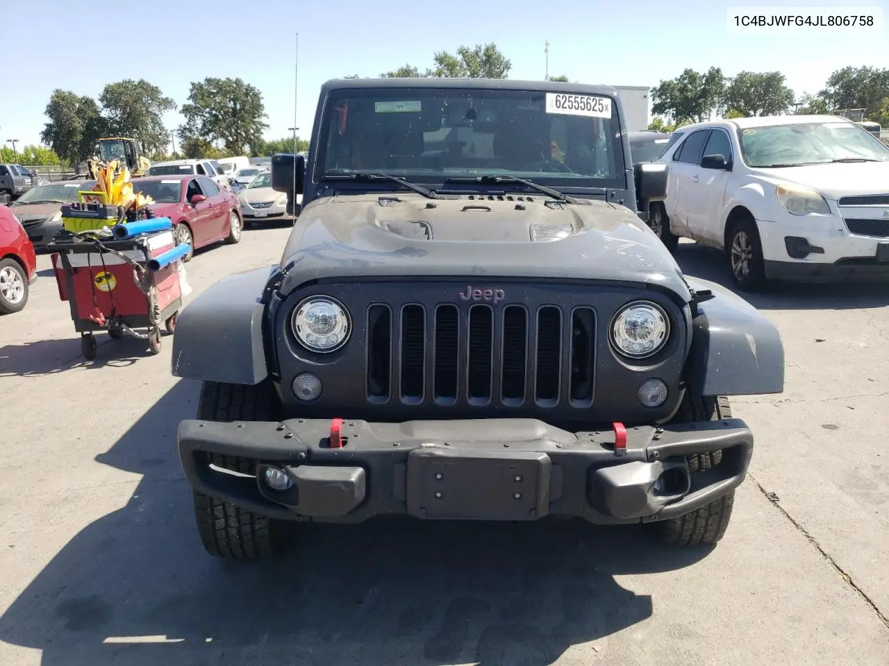 2018 Jeep Wrangler Unlimited Rubicon VIN: 1C4BJWFG4JL806758 Lot: 62555625