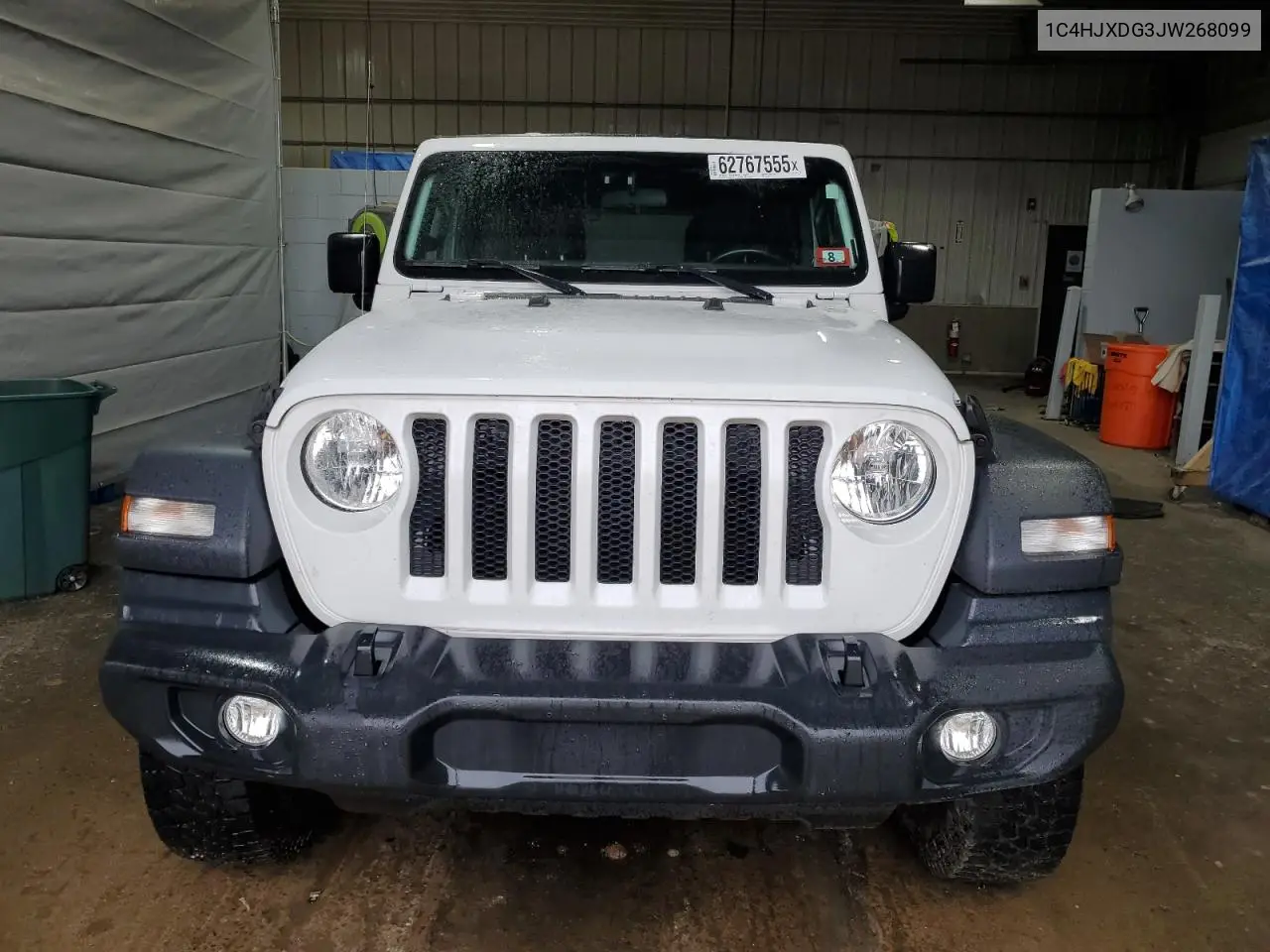 2018 Jeep Wrangler Unlimited Sport VIN: 1C4HJXDG3JW268099 Lot: 62767555