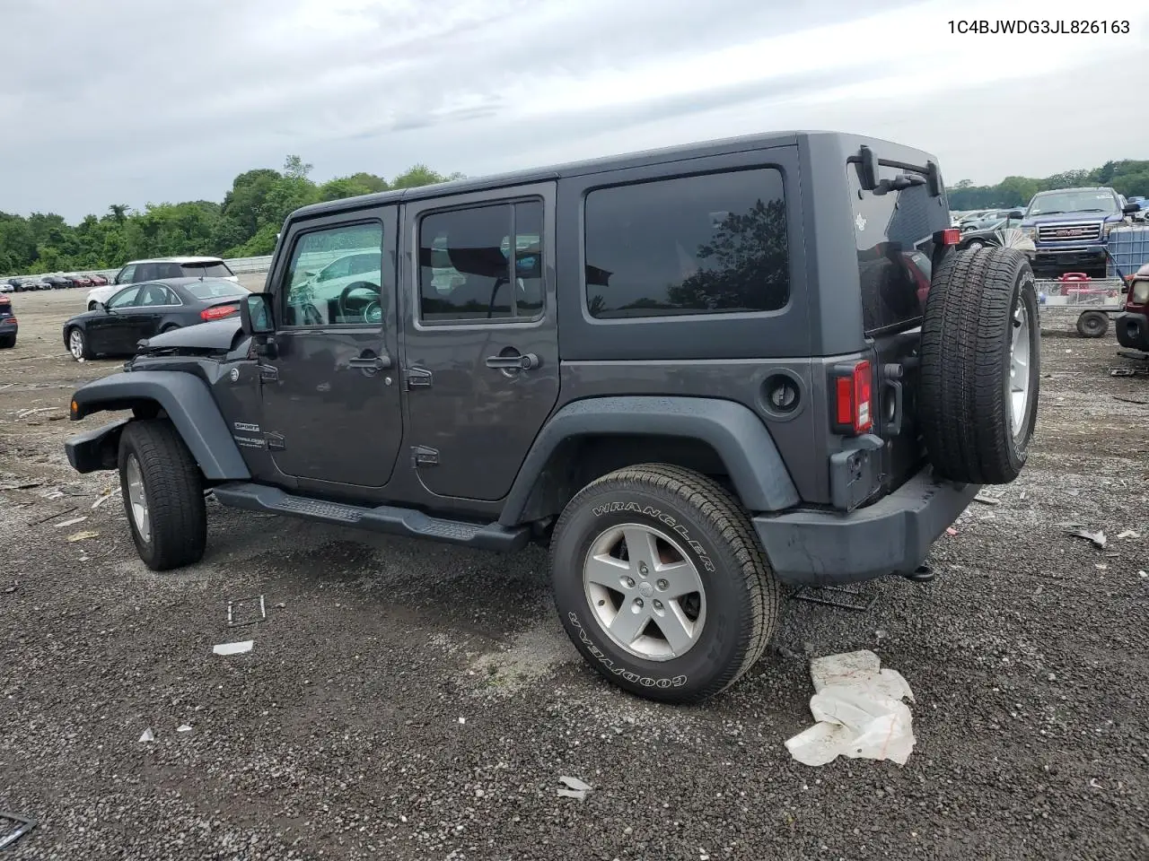 2018 Jeep Wrangler Unlimited Sport VIN: 1C4BJWDG3JL826163 Lot: 62997515