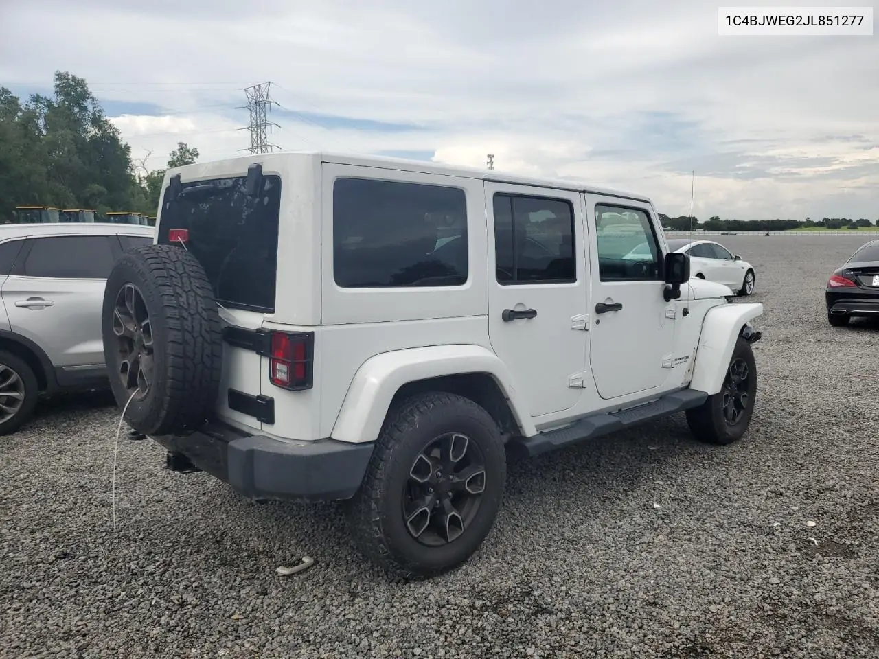 2018 Jeep Wrangler Unlimited Sahara VIN: 1C4BJWEG2JL851277 Lot: 63631645
