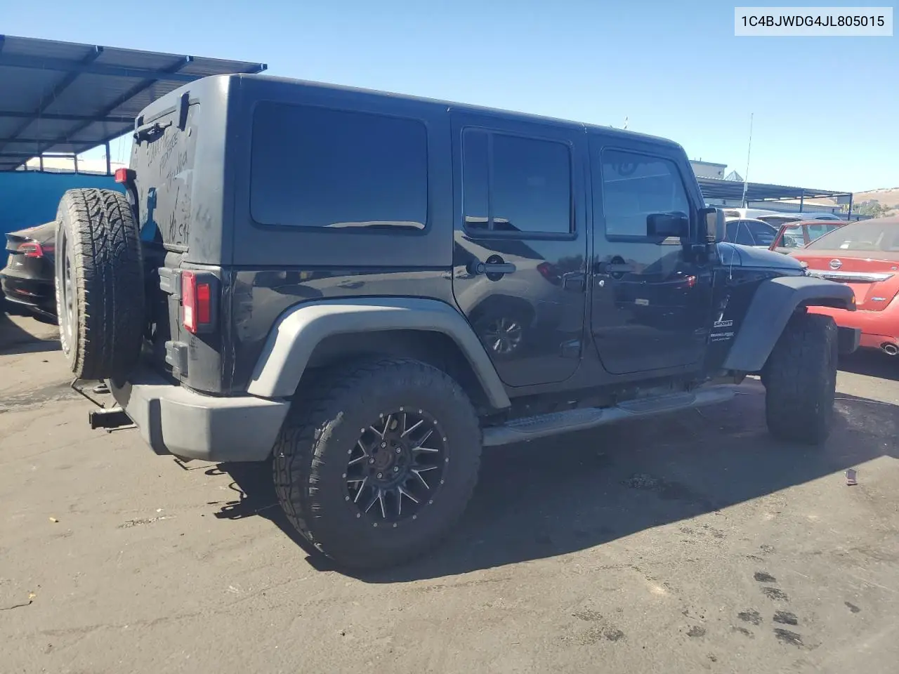 2018 Jeep Wrangler Unlimited Sport VIN: 1C4BJWDG4JL805015 Lot: 66032715