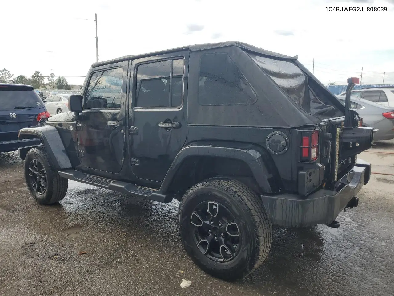 2018 Jeep Wrangler Unlimited Sahara VIN: 1C4BJWEG2JL808039 Lot: 78275434