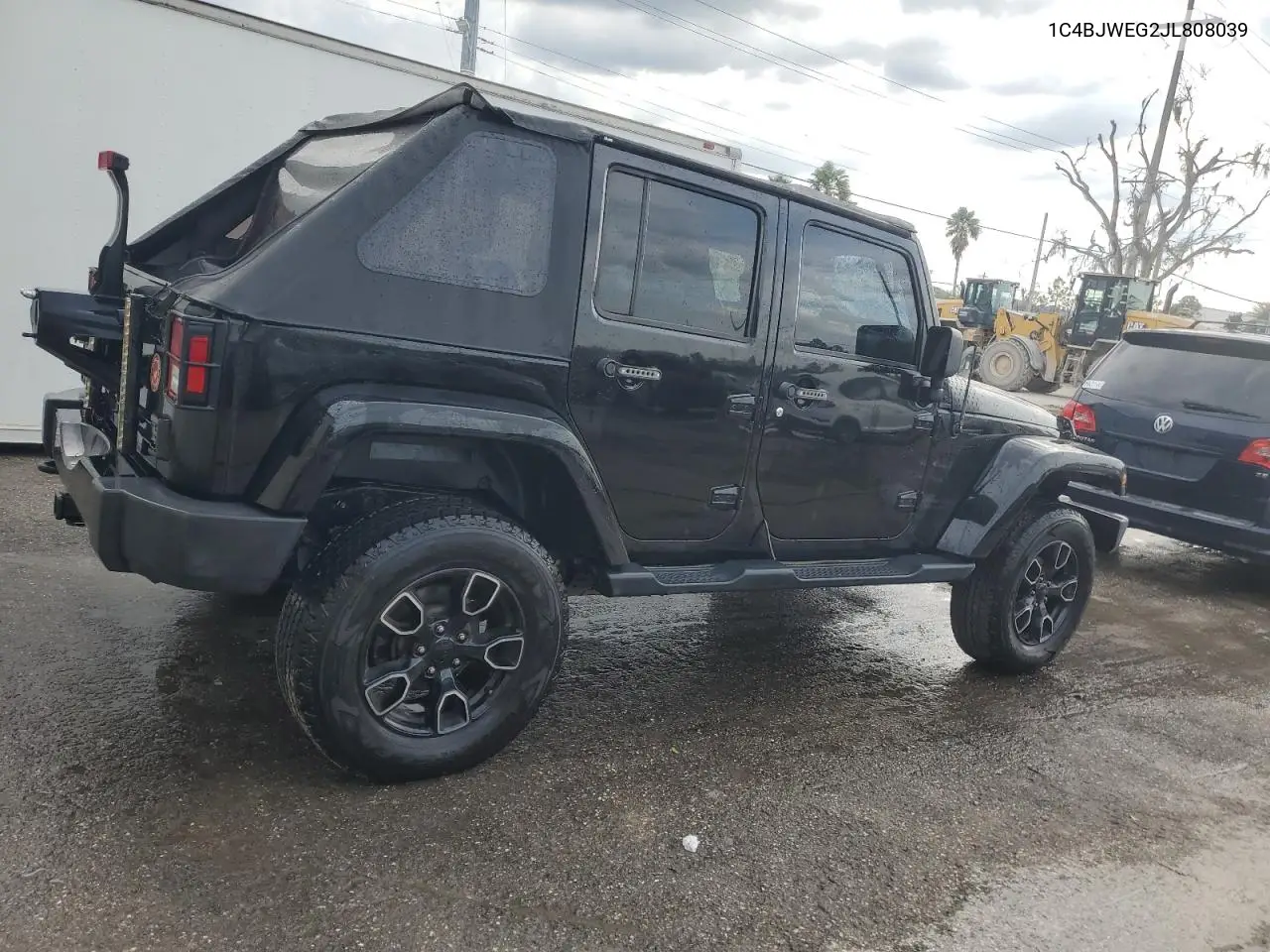 2018 Jeep Wrangler Unlimited Sahara VIN: 1C4BJWEG2JL808039 Lot: 78275434