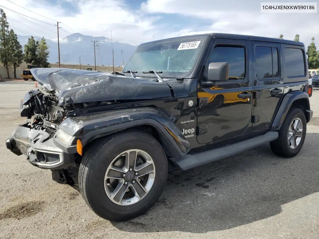 1c4hjxenxkw590186 1C4HJXENXKW590186 2019 Jeep Wrangler Unlimited Sahara