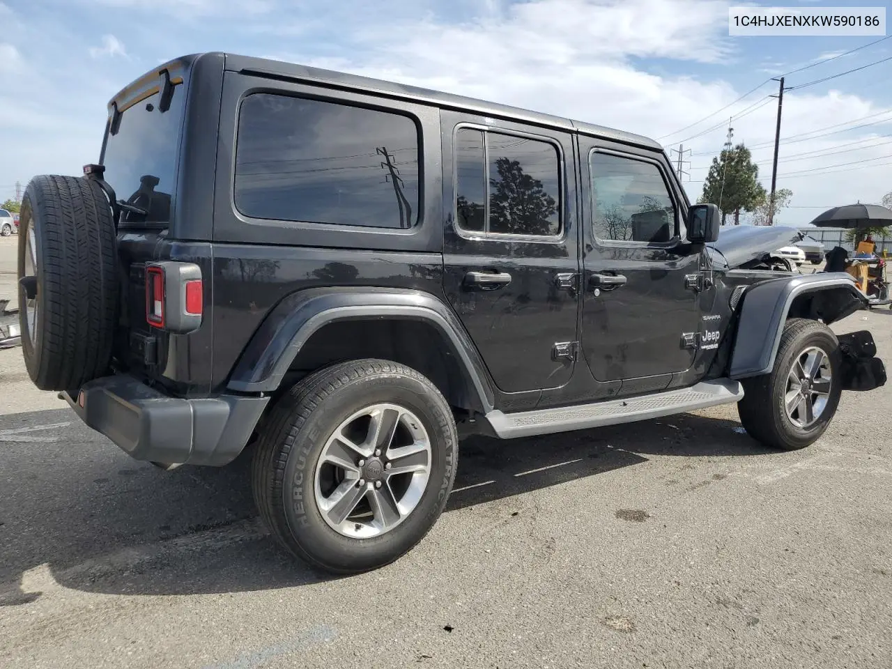 1c4hjxenxkw590186 1C4HJXENXKW590186 2019 Jeep Wrangler Unlimited Sahara