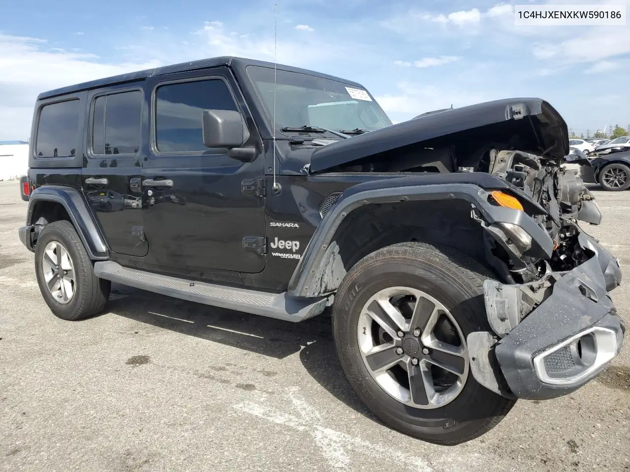 1c4hjxenxkw590186 1C4HJXENXKW590186 2019 Jeep Wrangler Unlimited Sahara