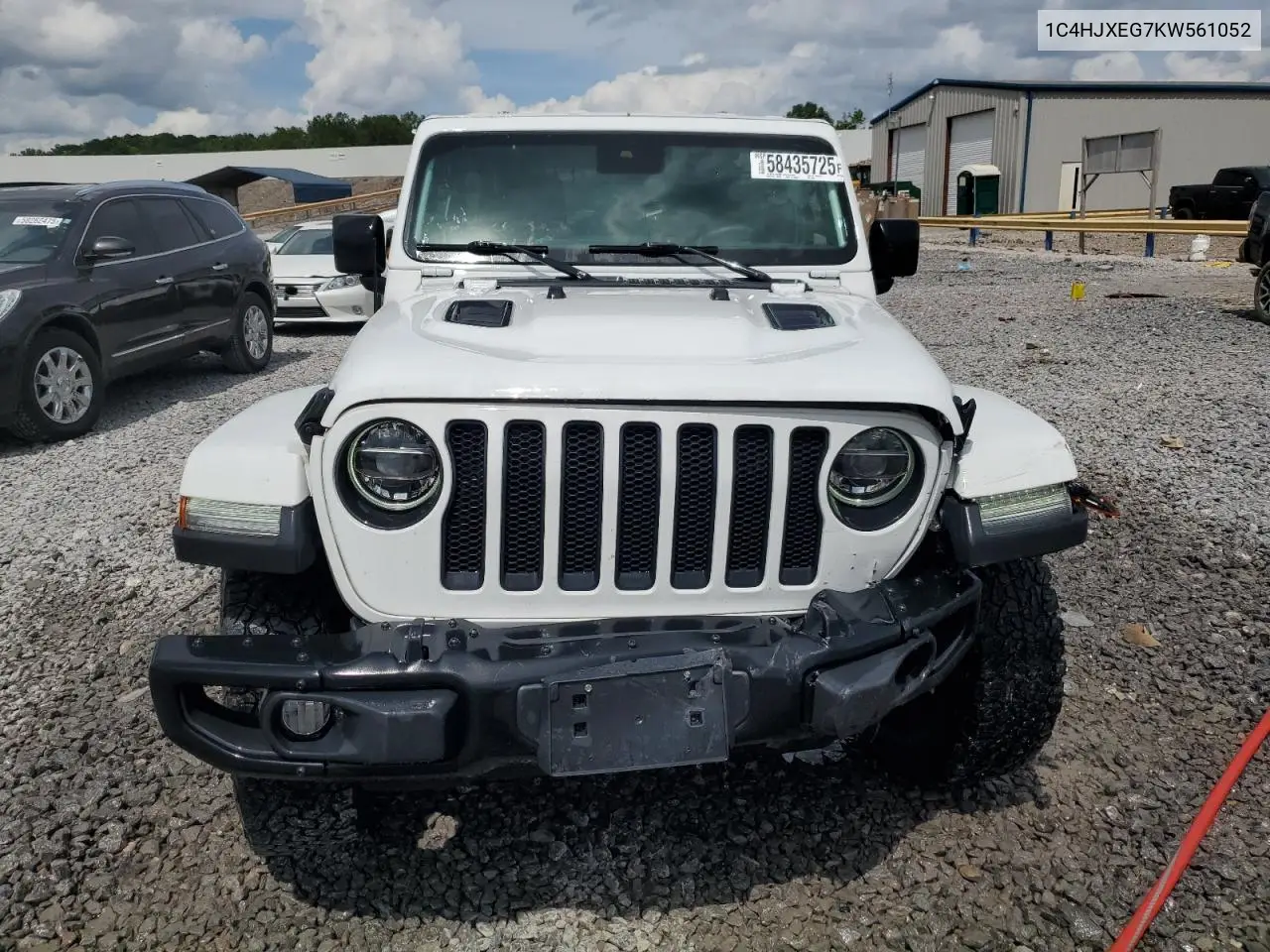 2019 Jeep Wrangler Unlimited Sahara VIN: 1C4HJXEG7KW561052 Lot: 58435725