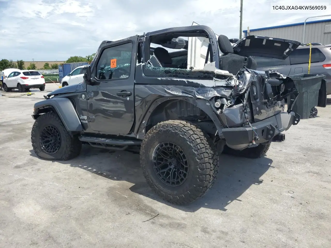 2019 Jeep Wrangler Sport VIN: 1C4GJXAG4KW569059 Lot: 60546945