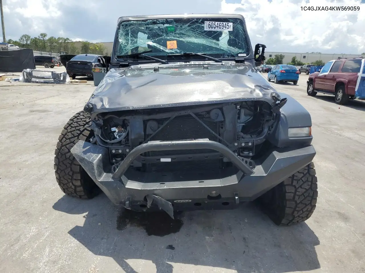 2019 Jeep Wrangler Sport VIN: 1C4GJXAG4KW569059 Lot: 60546945