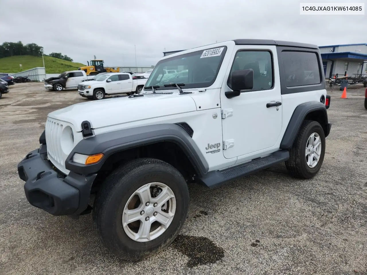 2019 Jeep Wrangler Sport VIN: 1C4GJXAG1KW614085 Lot: 62818985