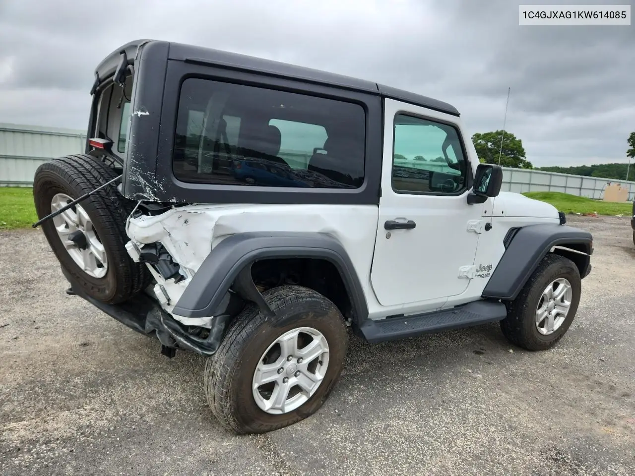 2019 Jeep Wrangler Sport VIN: 1C4GJXAG1KW614085 Lot: 62818985