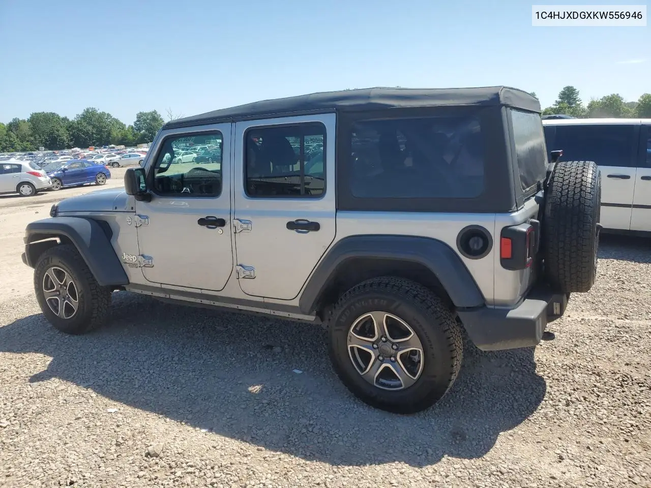 2019 Jeep Wrangler Unlimited Sport VIN: 1C4HJXDGXKW556946 Lot: 63013645