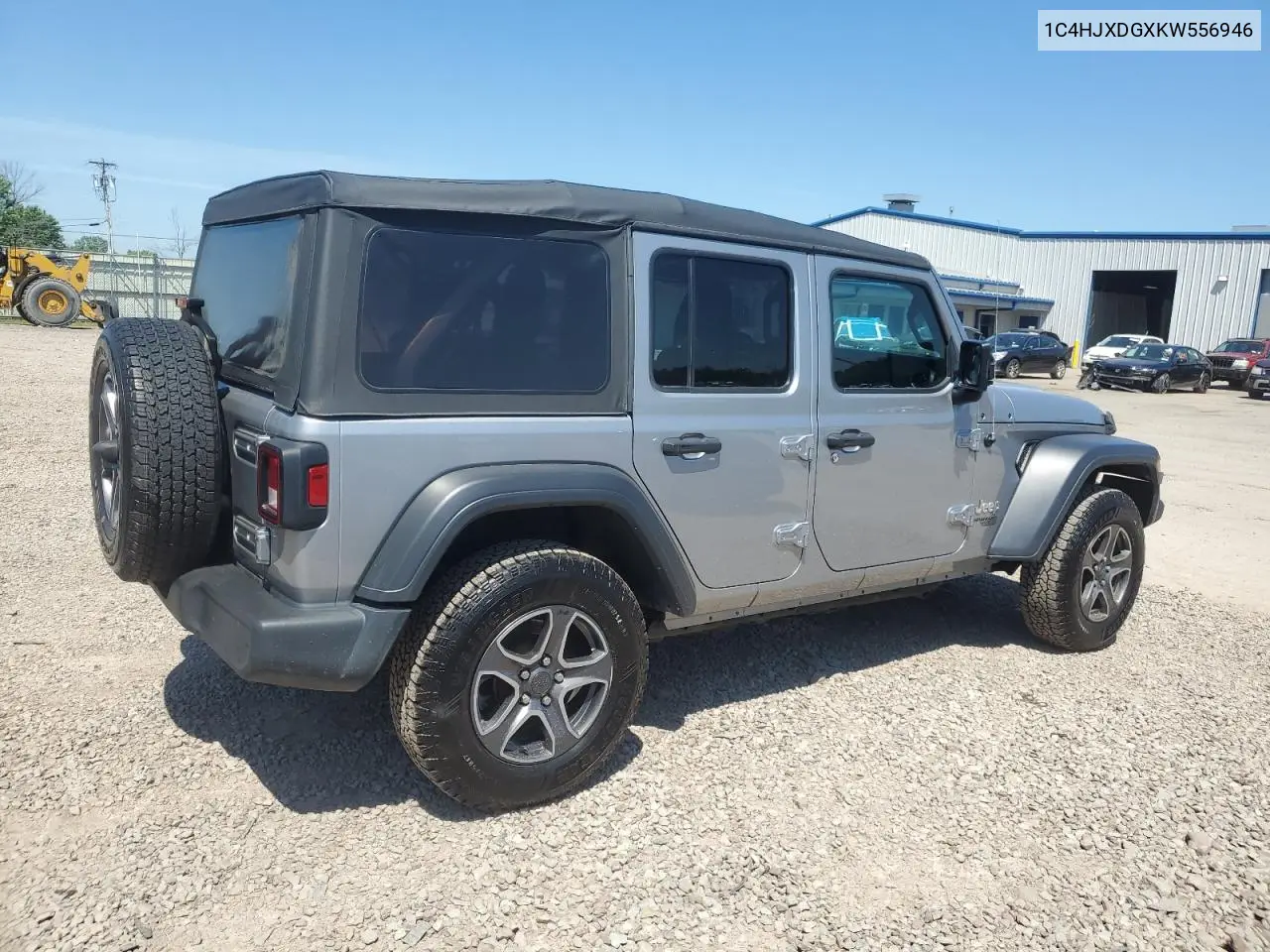 2019 Jeep Wrangler Unlimited Sport VIN: 1C4HJXDGXKW556946 Lot: 63013645