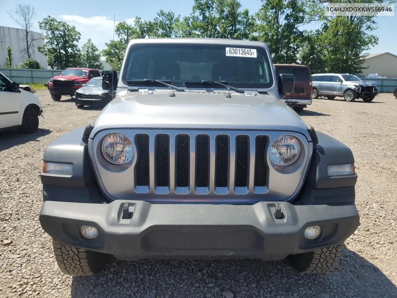 2019 Jeep Wrangler Unlimited Sport VIN: 1C4HJXDGXKW556946 Lot: 63013645