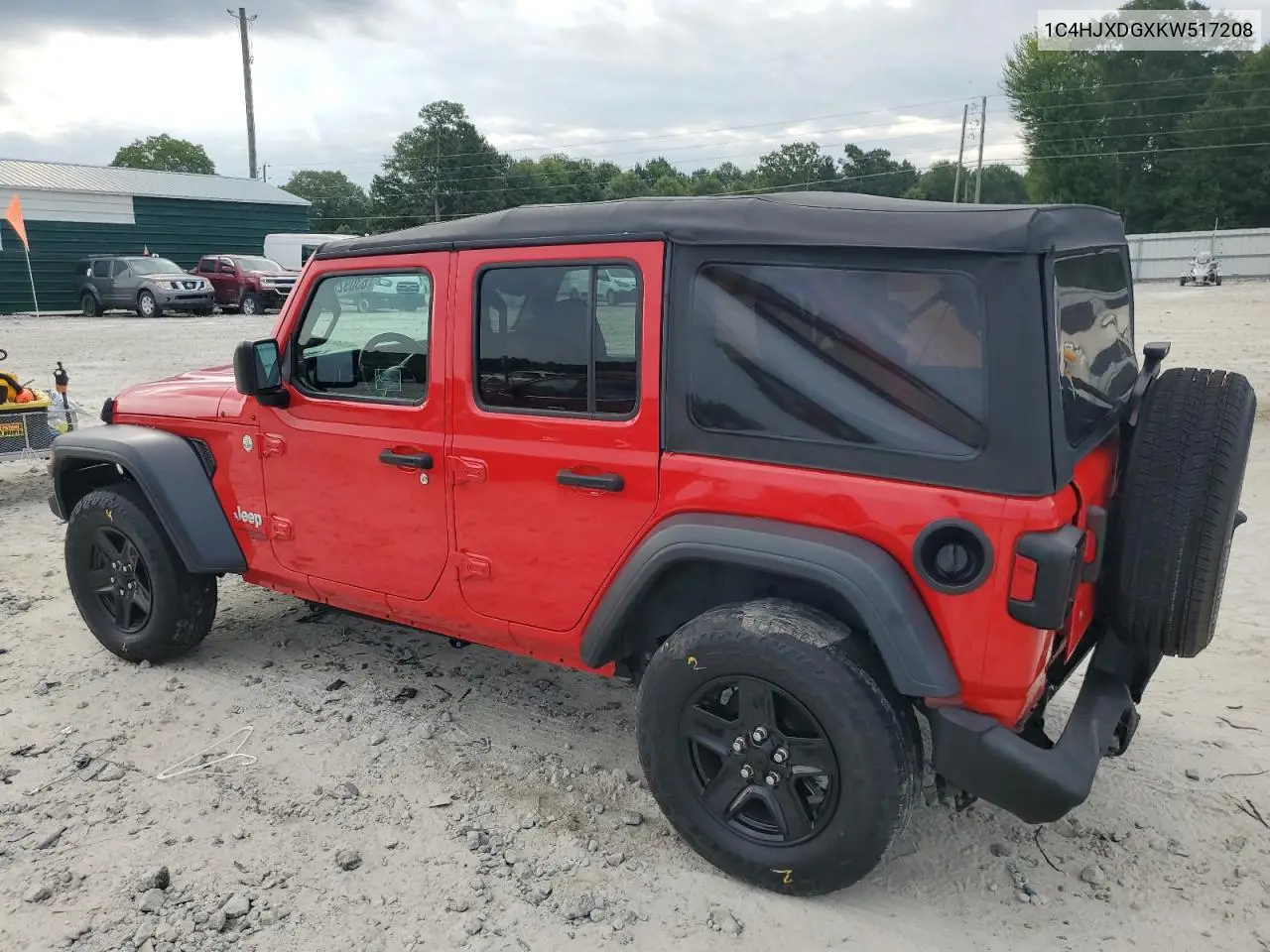 2019 Jeep Wrangler Unlimited Sport VIN: 1C4HJXDGXKW517208 Lot: 63092315