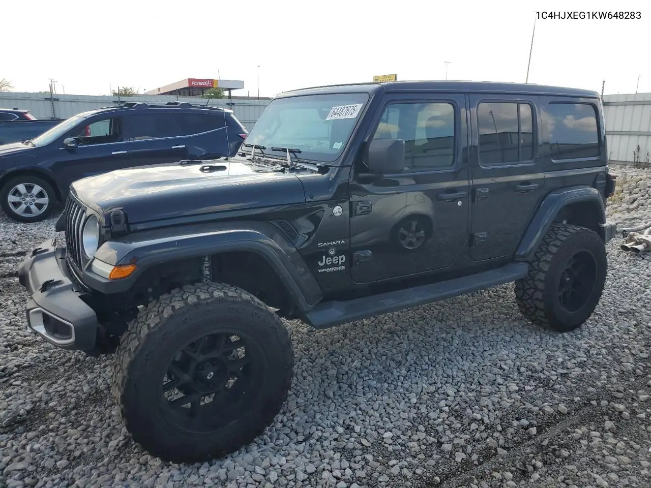 2019 Jeep Wrangler Unlimited Sahara VIN: 1C4HJXEG1KW648283 Lot: 64487675