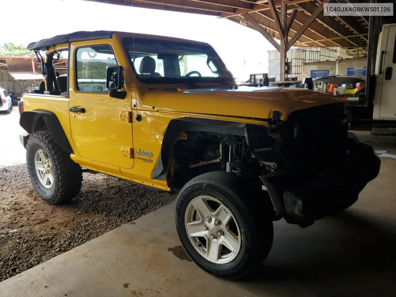 2019 Jeep Wrangler Sport VIN: 1C4GJXAG8KW501136 Lot: 64523075