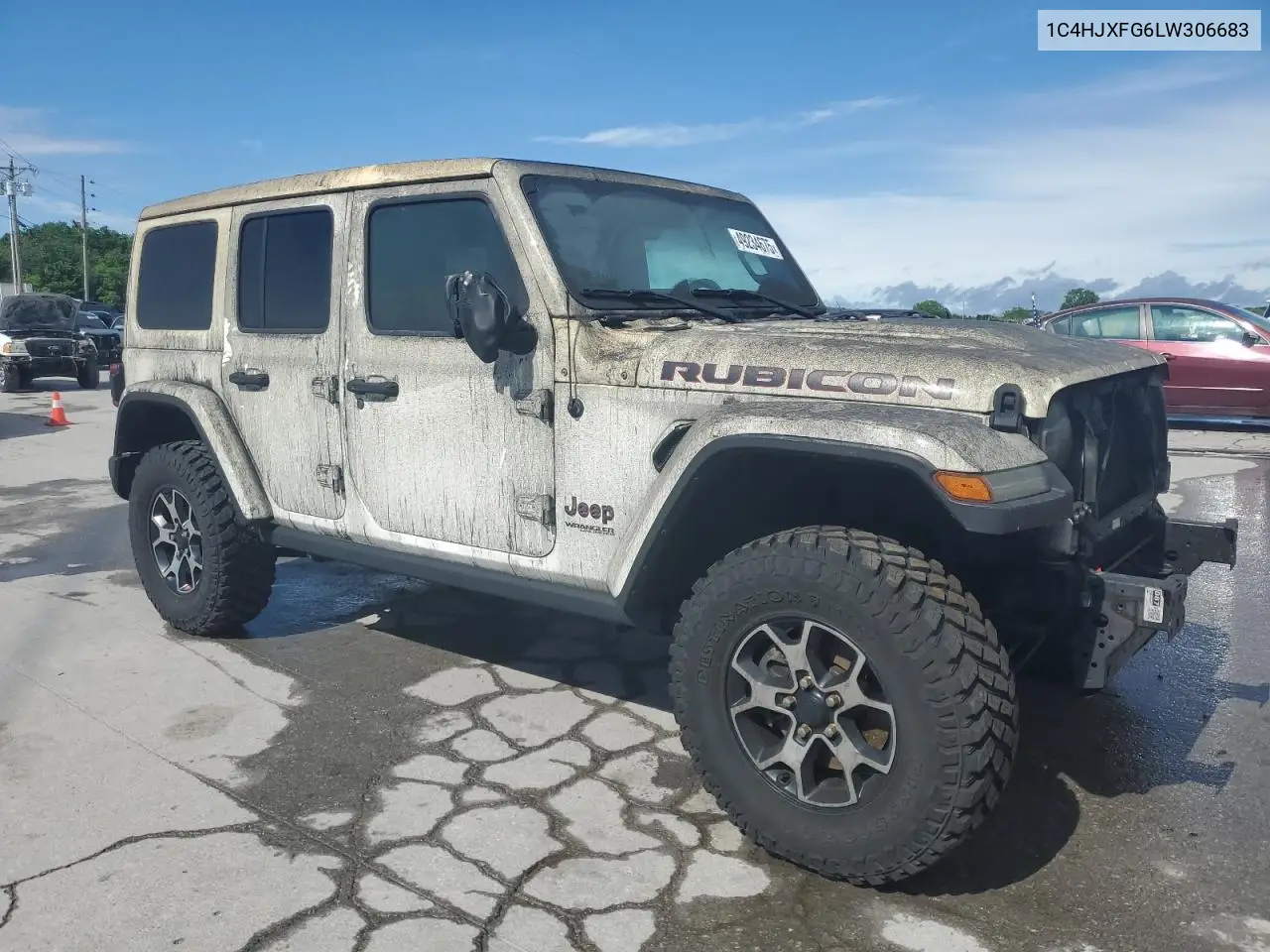 2020 Jeep Wrangler Unlimited Rubicon VIN: 1C4HJXFG6LW306683 Lot: 49234675