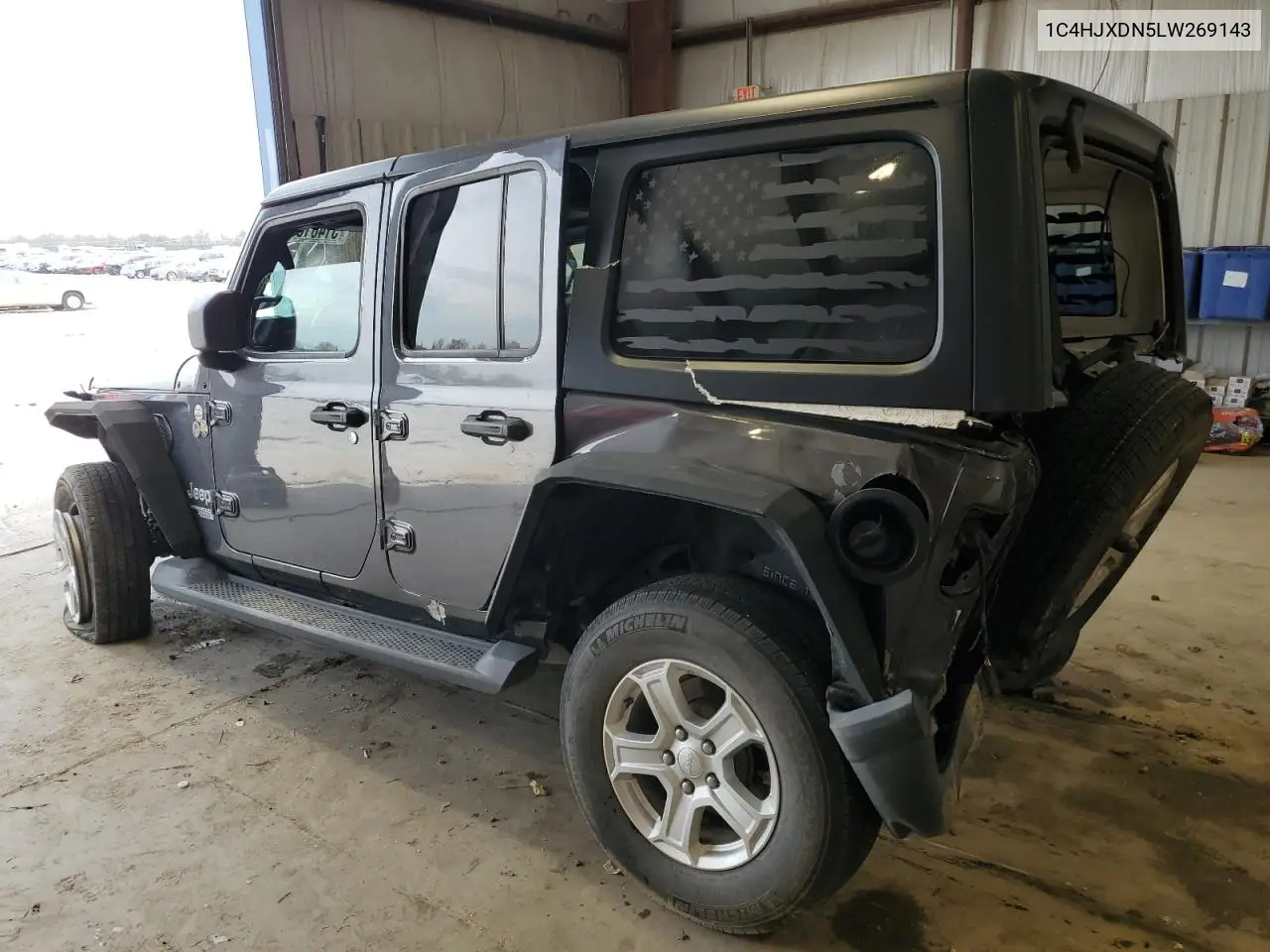 2020 Jeep Wrangler Unlimited Sport VIN: 1C4HJXDN5LW269143 Lot: 51481855