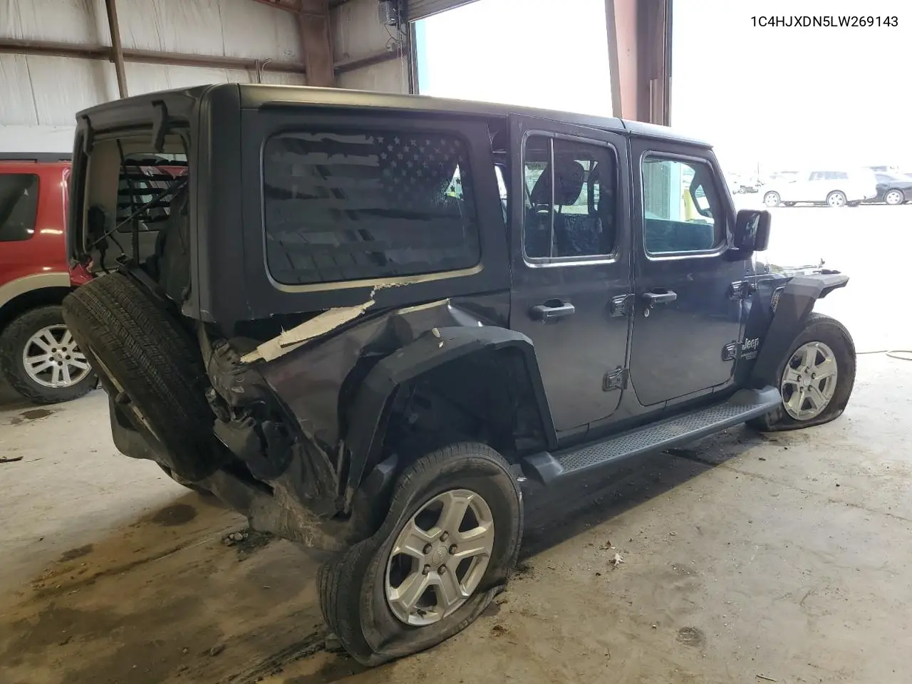 2020 Jeep Wrangler Unlimited Sport VIN: 1C4HJXDN5LW269143 Lot: 51481855
