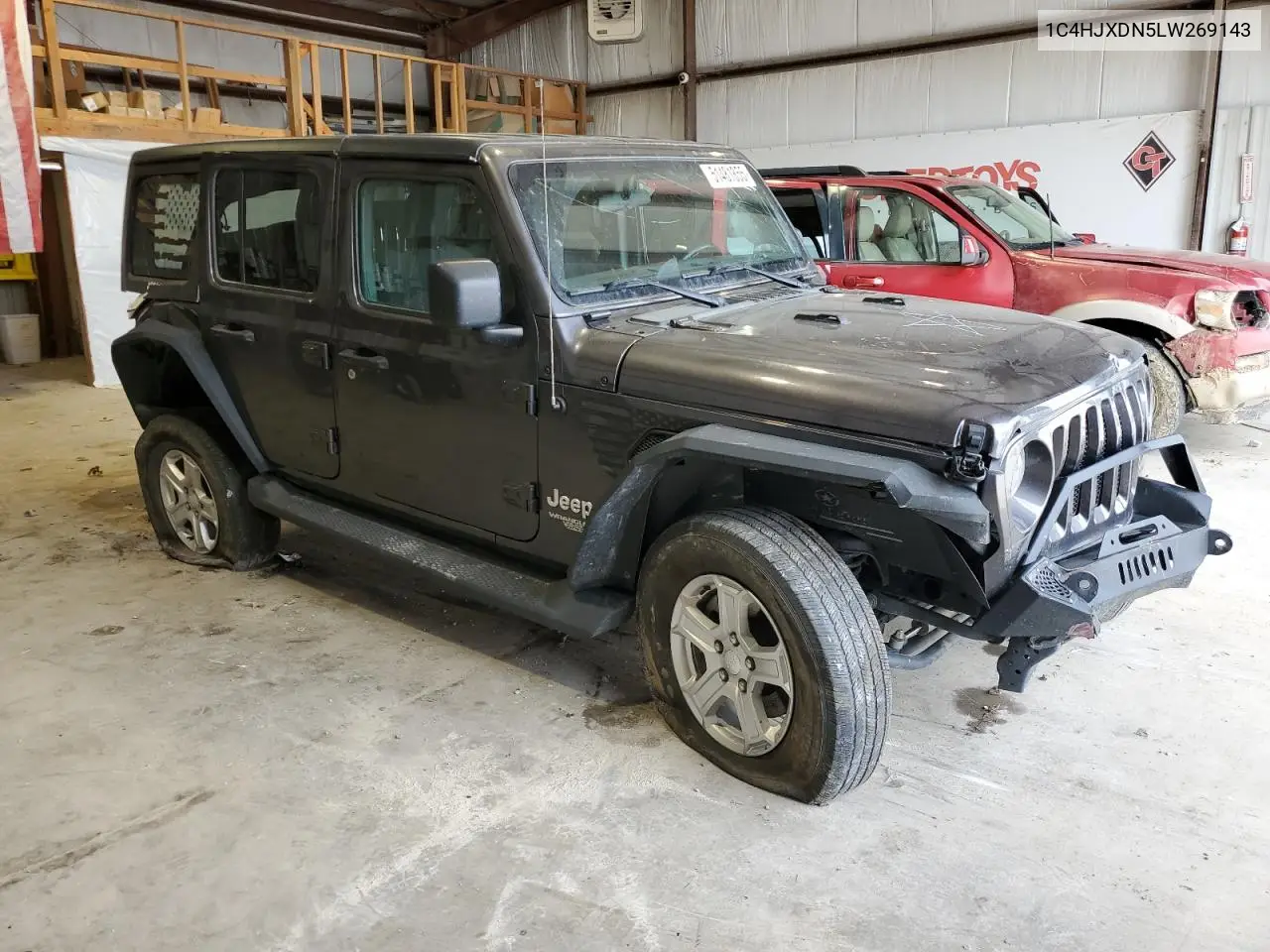2020 Jeep Wrangler Unlimited Sport VIN: 1C4HJXDN5LW269143 Lot: 51481855